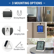 LABART TP55 Indoor Thermometer & Hygrometer with Backlit Display Temperature Humidity Monitor